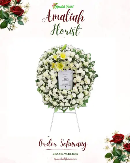 Krans Bunga Duka Sukorame